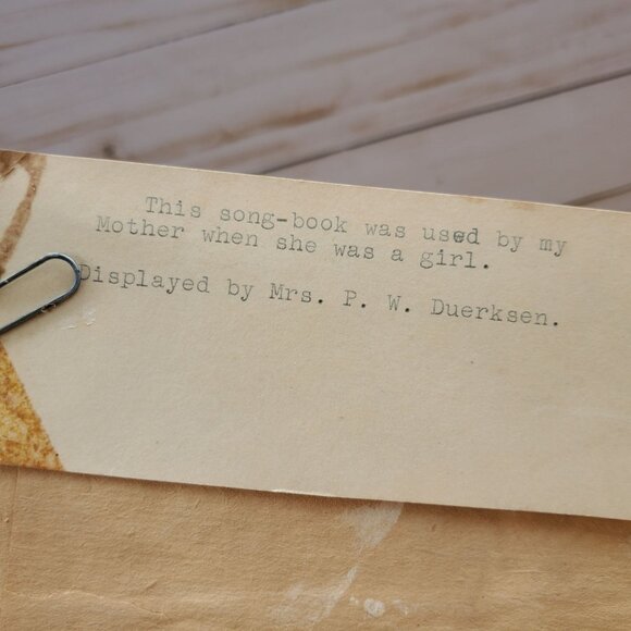 1895 German Songbook Antique Condition Fragile Historical Musical Manuscript - Picture 4 of 11